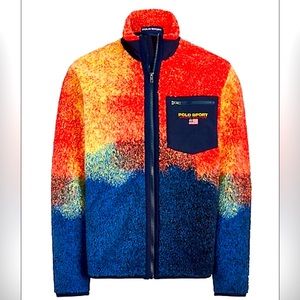 Polo Sport Ralph Lauren Ombré Hi Pile Full Zip Fleece Jacket Mens